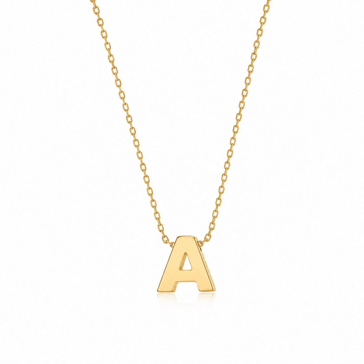 Personalized Alphabet Pendant Necklace
