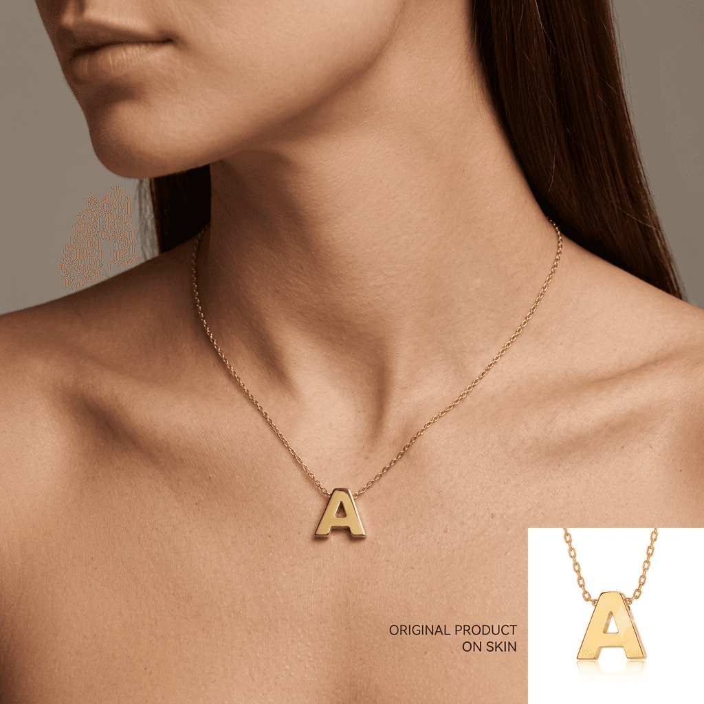 Personalized Alphabet Pendant Necklace