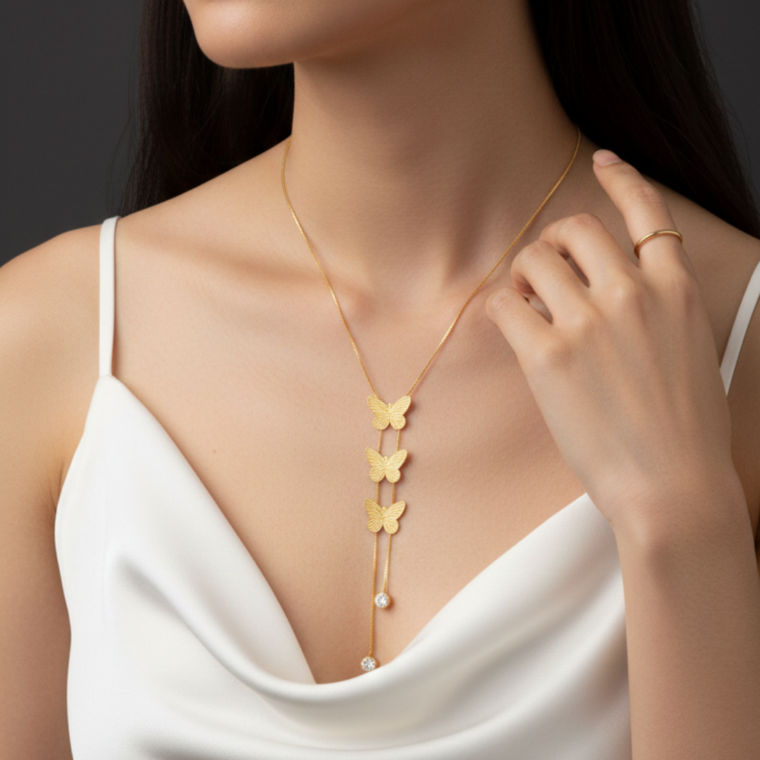 Long Tail Butterfly Pendant