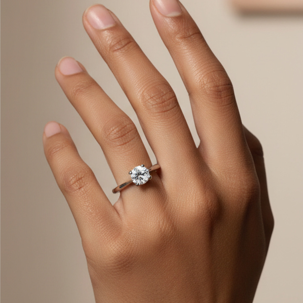 Celeste Solitaire Ring