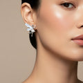 Angel Wing Girl Stud Earrings