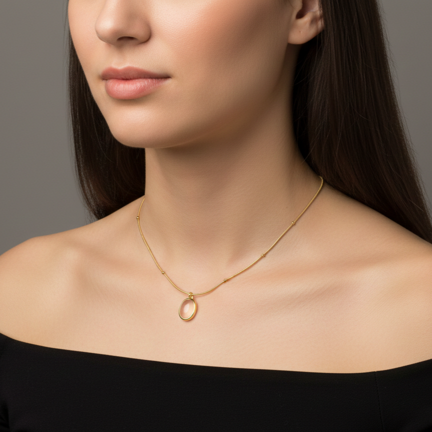 Blush Aura Pendant
