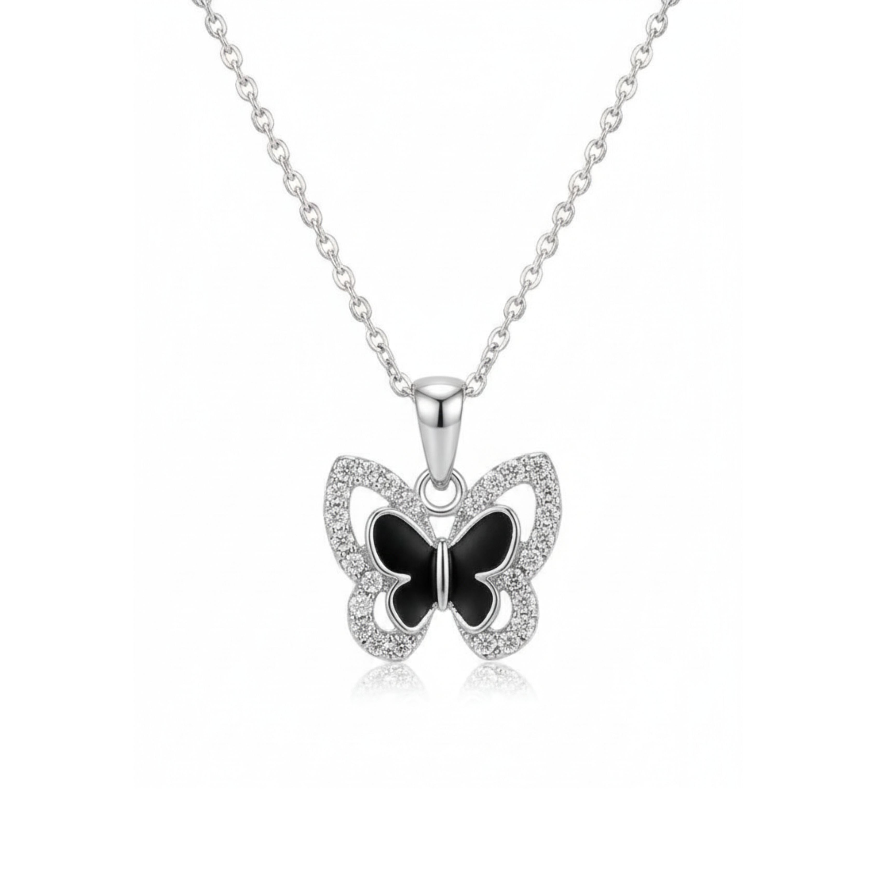 Noir Butterfly Pendant