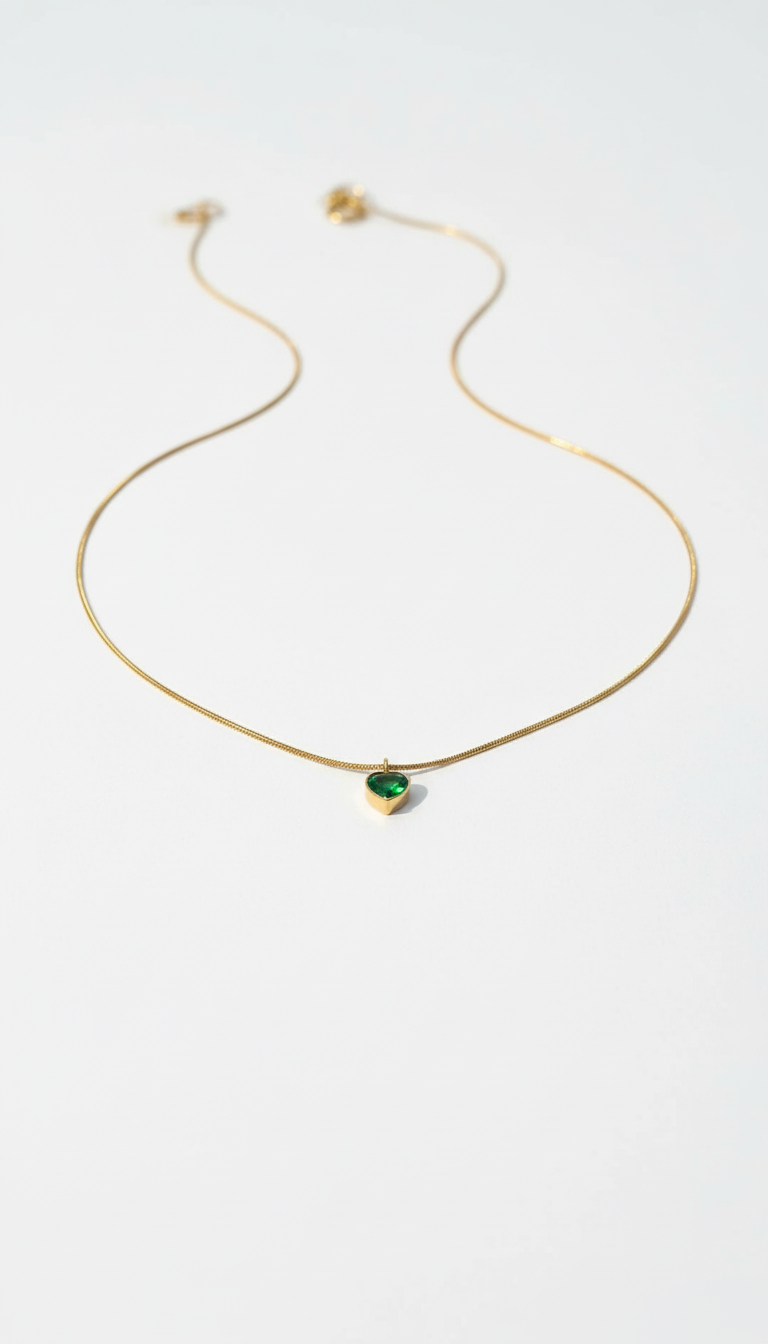 Verde Heart Necklace